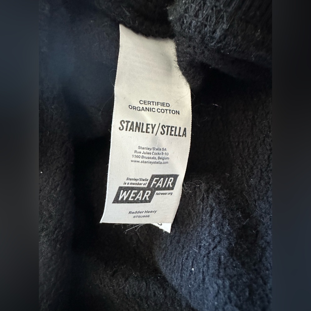 STANLEY/STELLA x Asos Smashverse Crewneck in Black sz S/M - Picture 2 of 5
